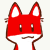Red Fox winking eye